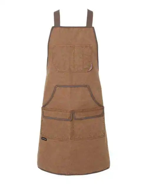 Dri Duck 1500 Workman’s Apron - Field Khaki Tobacco - Coffee / one Size Fits Most