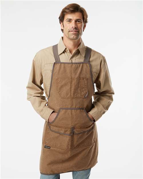 Dri Duck 1500d Workman’s Apron - 1500 - Field Khaki Tobacco