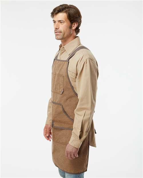 Dri Duck 1500d Workman’s Apron - 1500 - Field Khaki Tobacco