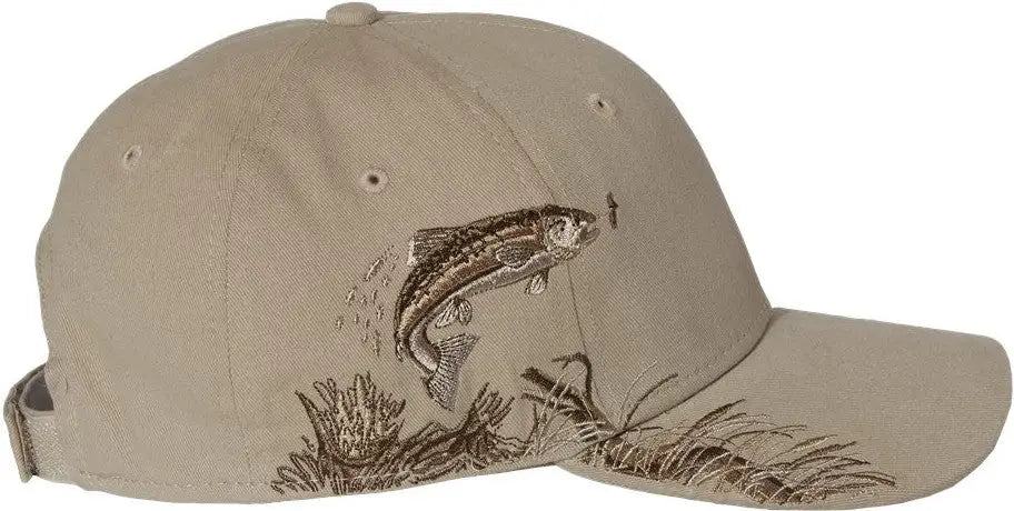 Dri Duck 3256 Trout Cap - Sand / one Size Fits Most