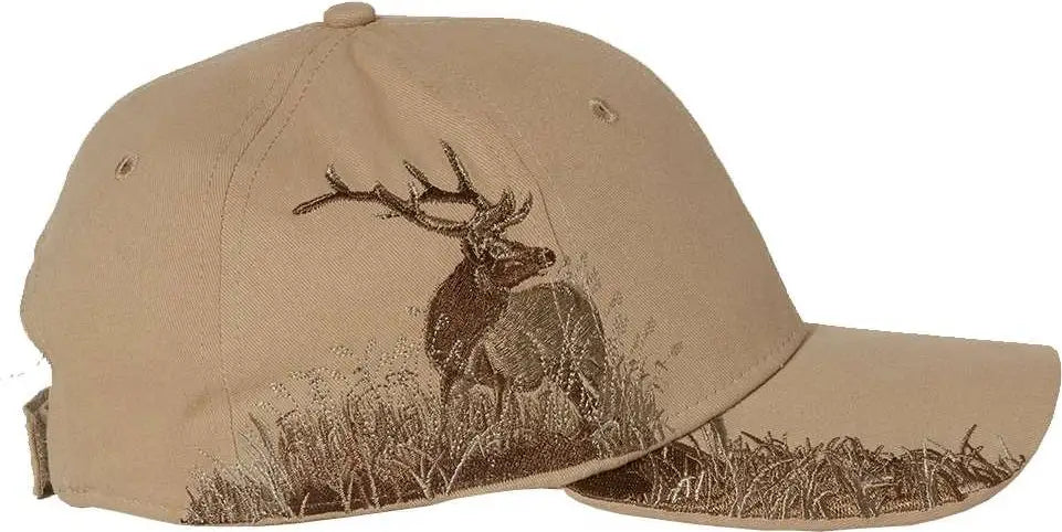 Dri Duck 3259 Elk Cap - Khaki / one Size Fits Most