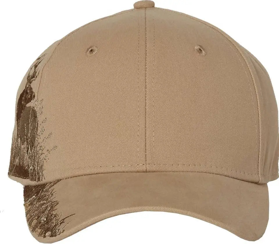 Dri Duck 3259 Elk Cap - Khaki / one Size Fits Most