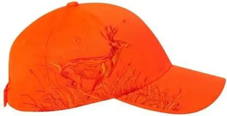 Dri Duck 3301 Running Buck Cap - Blaze Orange - 6 5/8’’ - 7 3/8’’