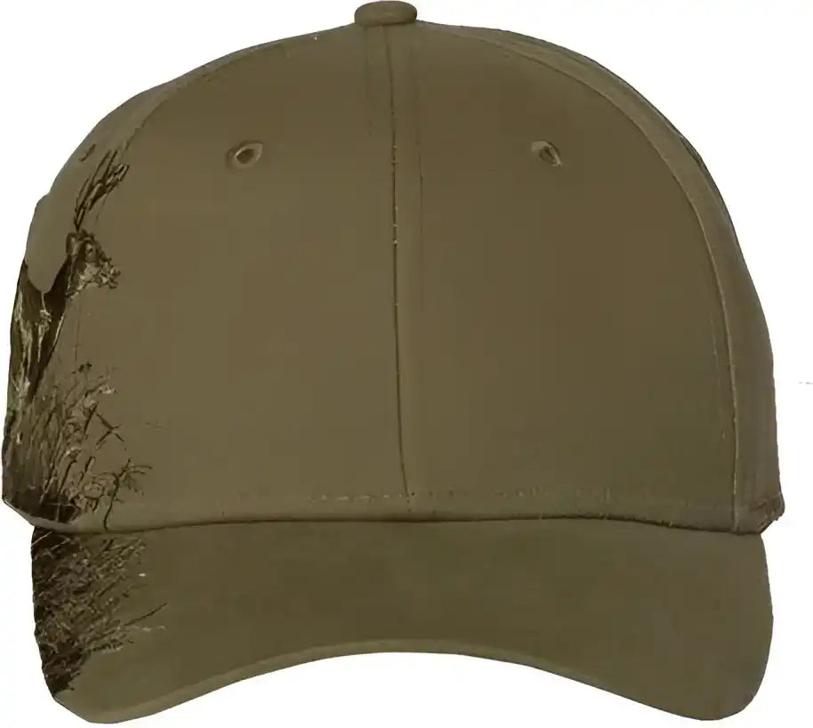 Dri Duck 3301 Running Buck Cap Olive / 6 5/8’’ 7 3/8’’