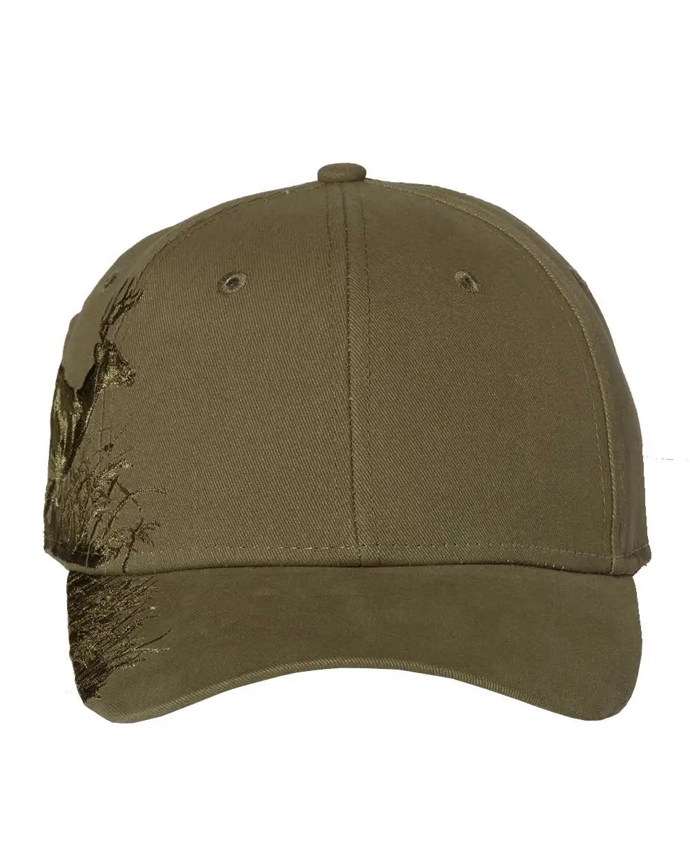 Dri Duck 3301d Running Buck Cap - 3301 - Olive - one Size Fits Most