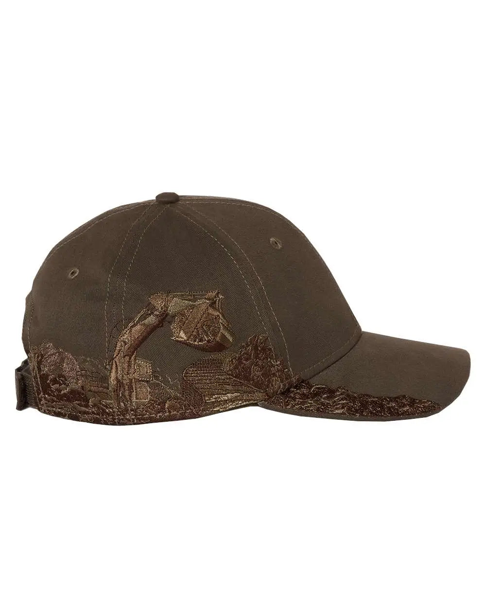 Dri Duck 3325d Excavating Cap - 3325 - Dark Brown / one Size Fits Most