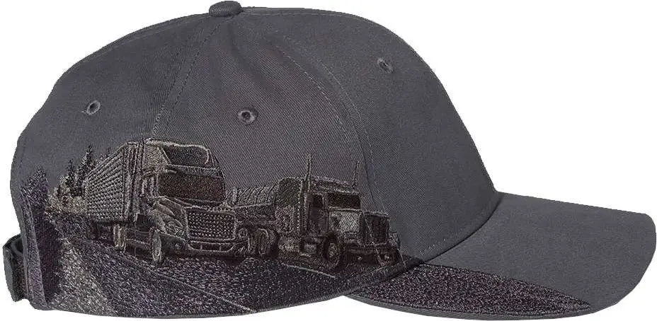 Dri Duck 3350 Trucking Cap - Gray / one Size Fits Most