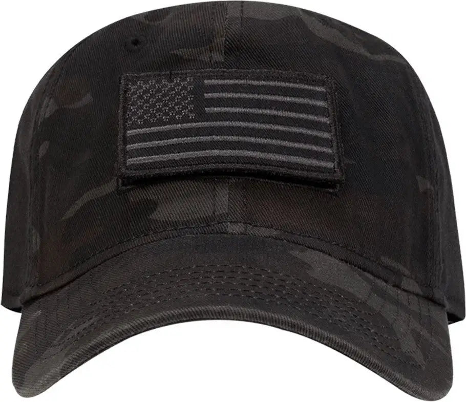 Dri Duck 3353 Tactical Cap - Black - one Size Fits Most