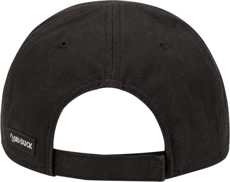 Dri Duck 3353 Tactical Cap - Black - one Size Fits Most
