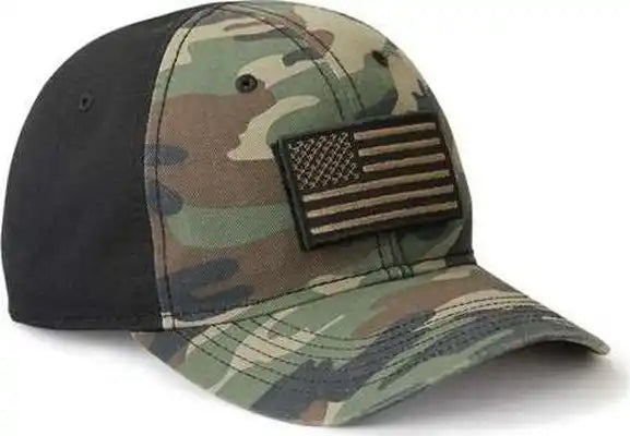 Dri Duck 3353 Tactical Cap Green Camo Black / 6 5/8’’ 7 3/8’’