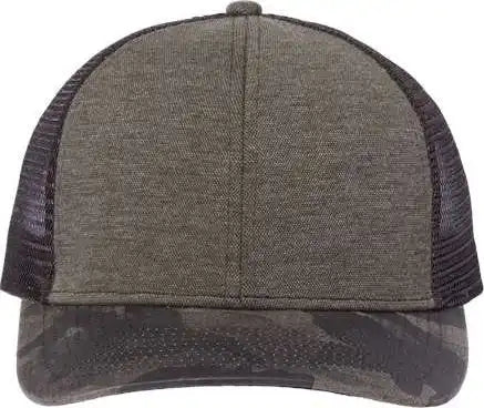 Dri Duck 3358 Pique Trucker Cap Rock Camo Multi Colored / 6 5/8’’ 7 3/8’’