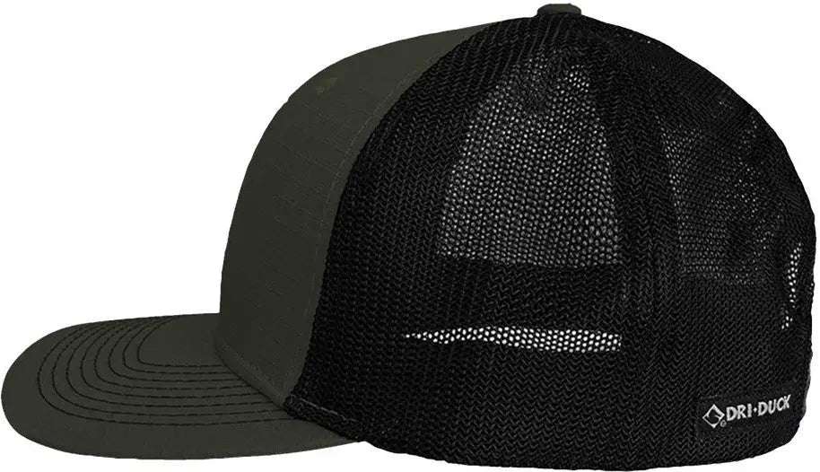 Dri Duck 3368 Legion Cap - Fatigue - Dark Gray / one Size Fits Most