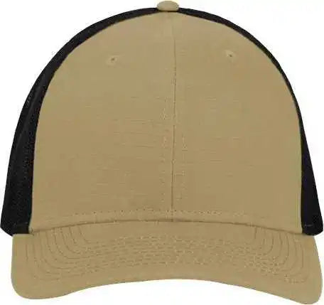 Dri Duck 3368 Legion Cap - Khaki - one Size Fits Most