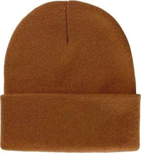Dri Duck 3523 Coleman Beanie - Saddle - Brown / one Size Fits Most