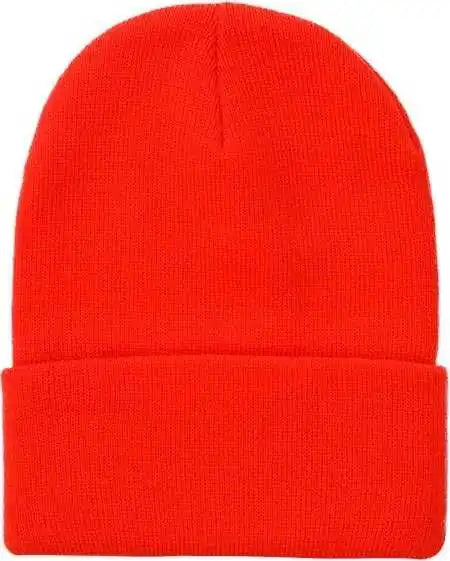 Dri Duck 3523 Coleman Cuffed Beanie - Blaze Orange - one Size Fits Most