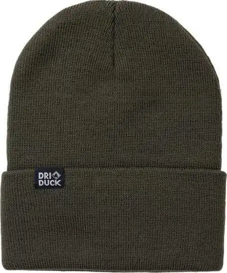 Dri Duck 3523 Coleman Cuffed Beanie - Fatigue - Dark Gray / one Size Fits Most