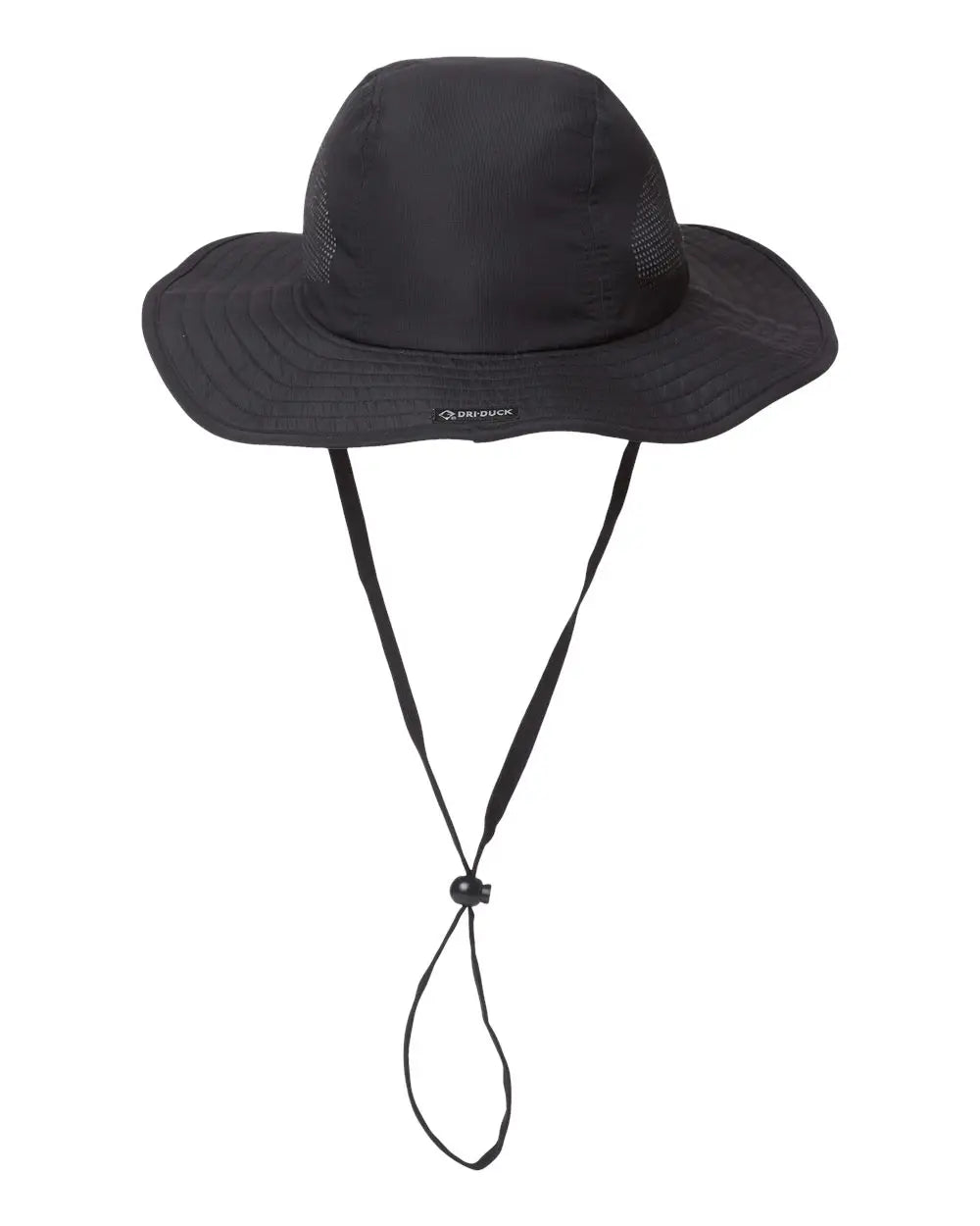 Dri Duck 3702s Packable Performance Booney Hat- Black - one Size Fits Most