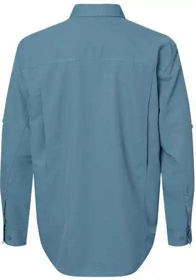 Dri Duck 4441 Crossroad Woven Shirt - Slate Blue