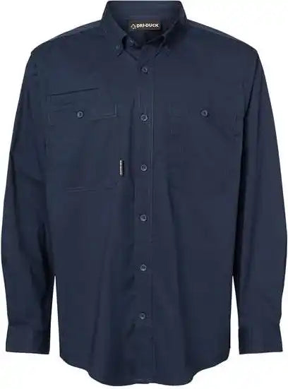 Dri Duck 4450 Craftsman Woven Shirt Deep Blue
