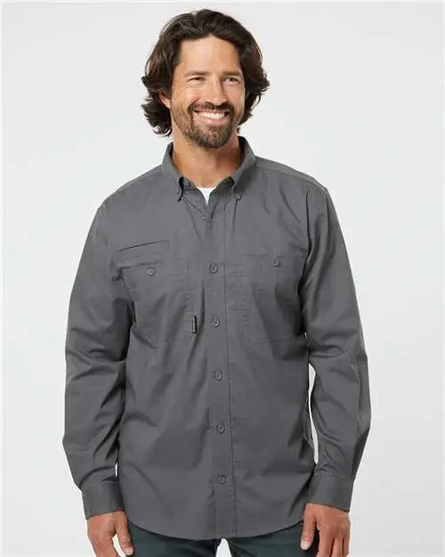 Dri Duck 4450 Craftsman Woven Shirt - Gunmetal