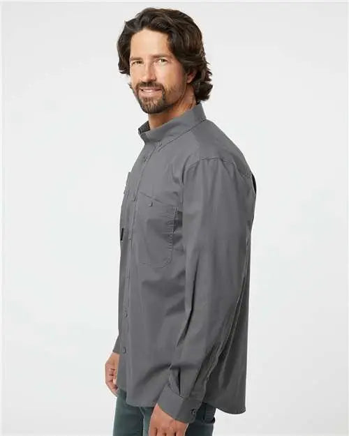 Dri Duck 4450 Craftsman Woven Shirt - Gunmetal