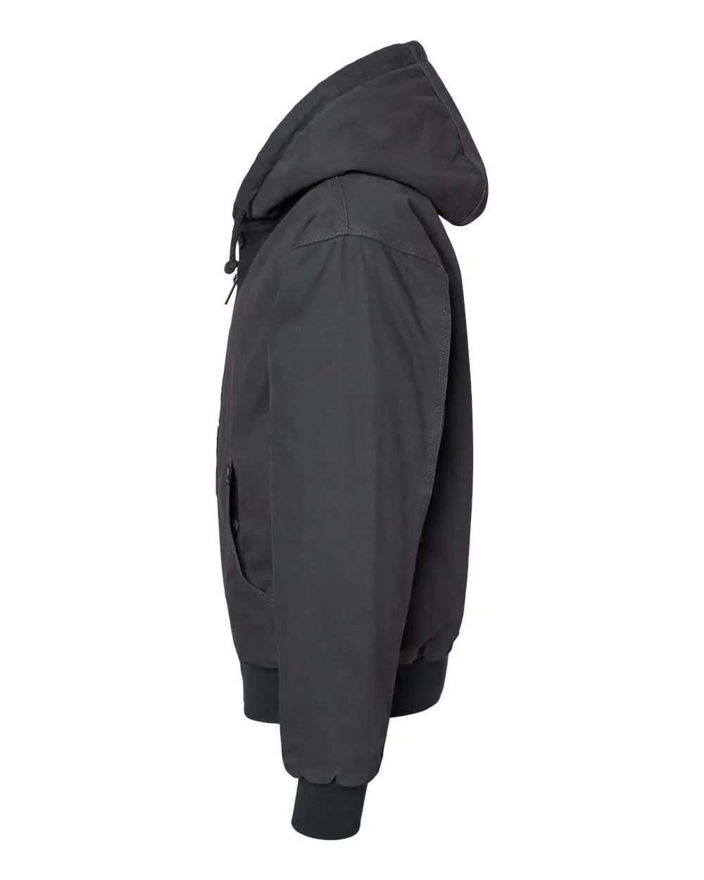 Dri Duck 5020 Cheyenne Boulder Cloth™ Hooded Jacket with Tricot Quilt Lining - Charcoal