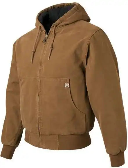 Dri Duck 5020 Cheyenne Boulder Cloth Hooded Jacket with Tricot Quilt Lining Saddle