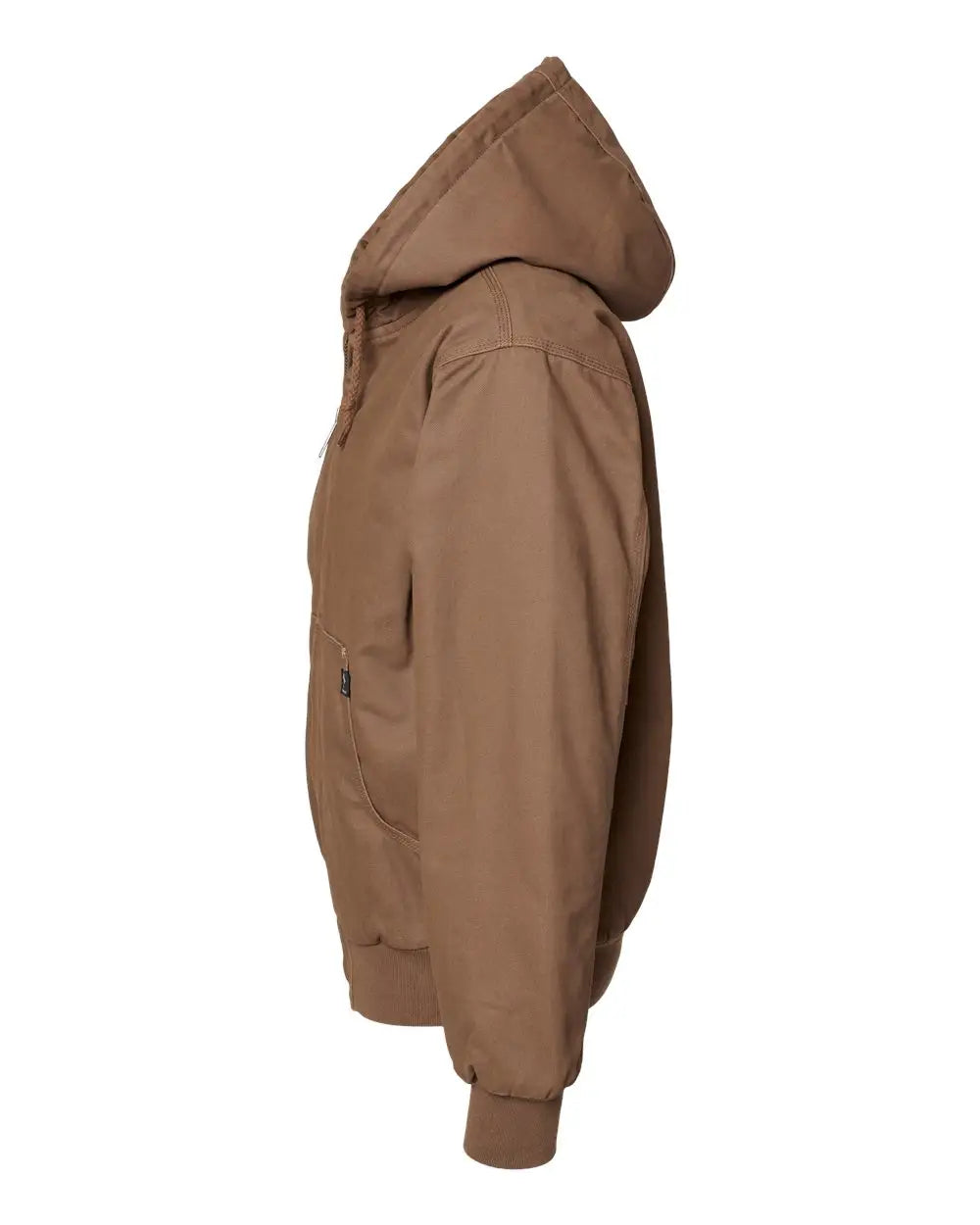 Dri Duck 5020 Cheyenne Boulder Clothâ„¢ Hooded Jacket with Tricot Quilt Lining - Field Khaki