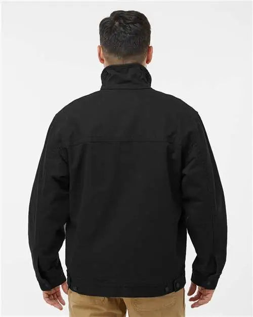 Dri Duck 5028 Maverick Boulder Cloth™ Jacket with Blanket Lining - Black