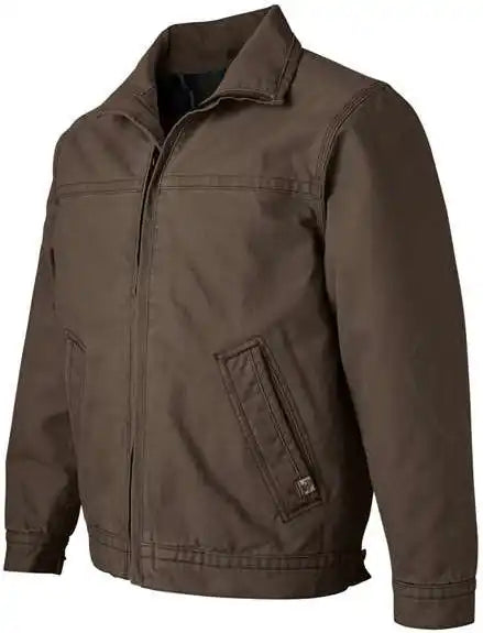 Dri Duck 5028 Maverick Boulder Cloth Jacket with Blanket Lining - Tobacco