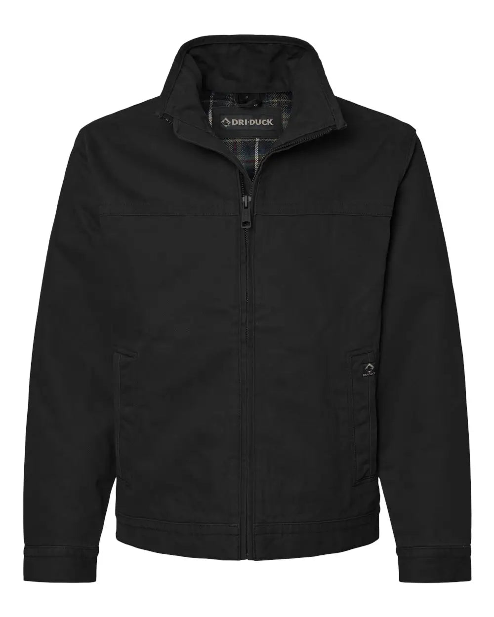 Dri Duck 5028 Maverick Boulder Cloth™ Jacket with Blanket Lining - Black - s