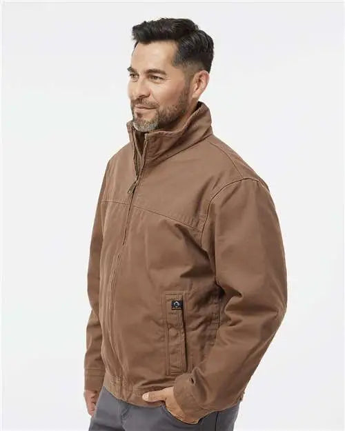 Dri Duck 5028 Maverick Boulder Cloth™ Jacket with Blanket Lining - Field Khaki