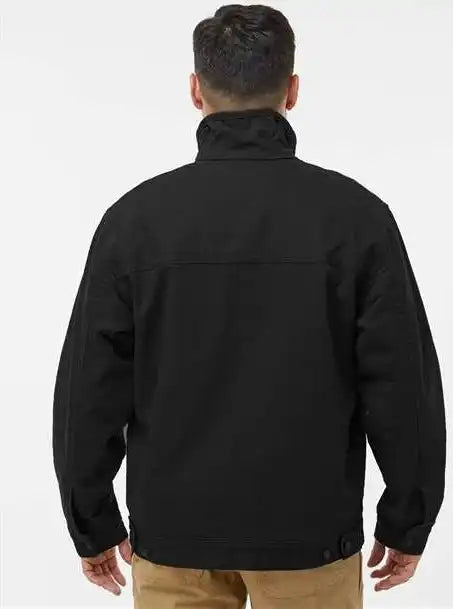 Dri Duck 5028 Maverick Boulder Cloth Jacket with Blanket Lining - Black