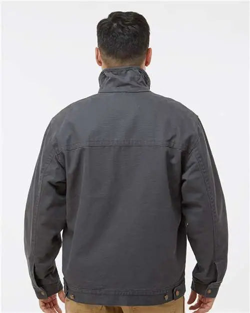 Dri Duck 5028 Maverick Boulder Cloth™ Jacket with Blanket Lining - Charcoal
