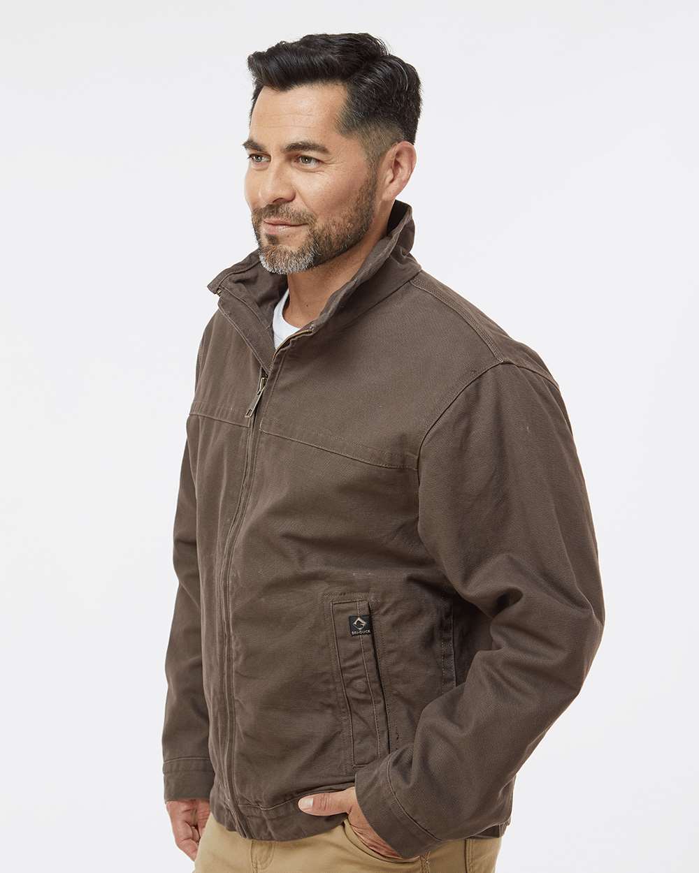 Dri Duck 5028t Maverick Boulder Cloth™ Jacket with Blanket Lining Tall Sizes - Tobacco