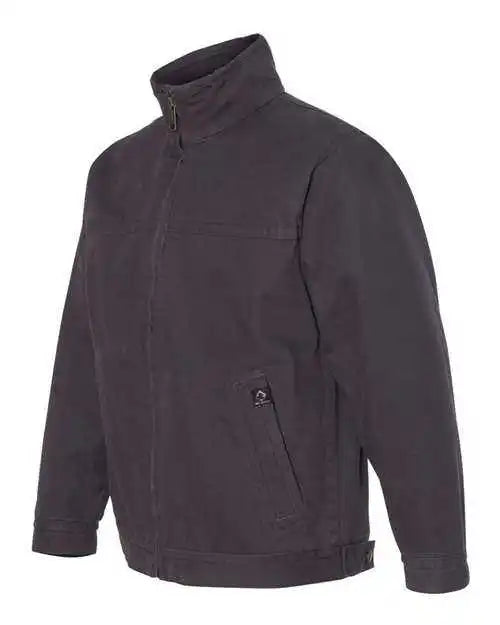 Dri Duck 5028t Maverick Boulder Cloth Jacket with Blanket Lining Tall Sizes Charcoal