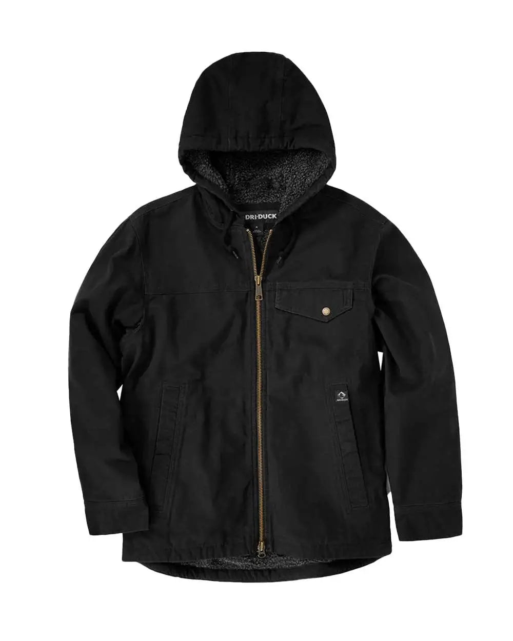 Dri Duck 5033d Quest Lifestyle Canvas Jacket - 5033 - Black - Adult s