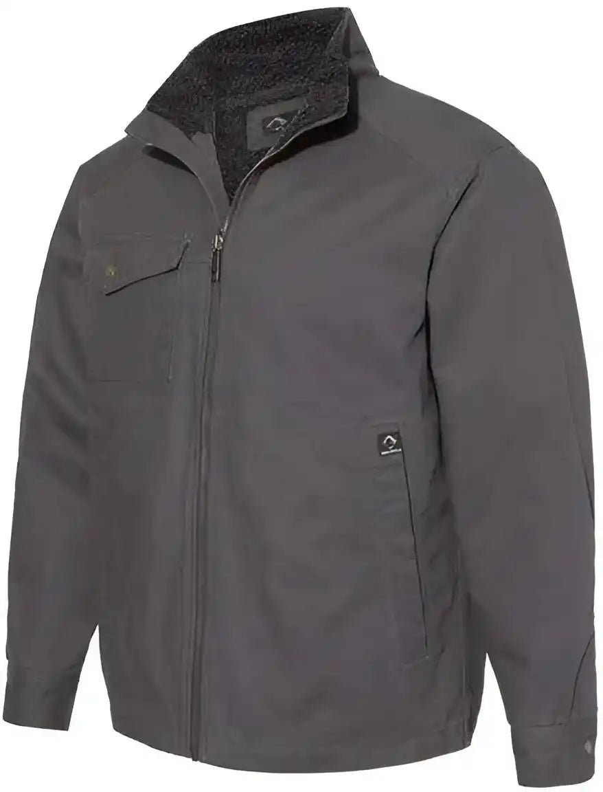 Dri Duck 5037 Endeavor Canyon Cloth Canvas Jacket with Sherpa Lining Charcoal
