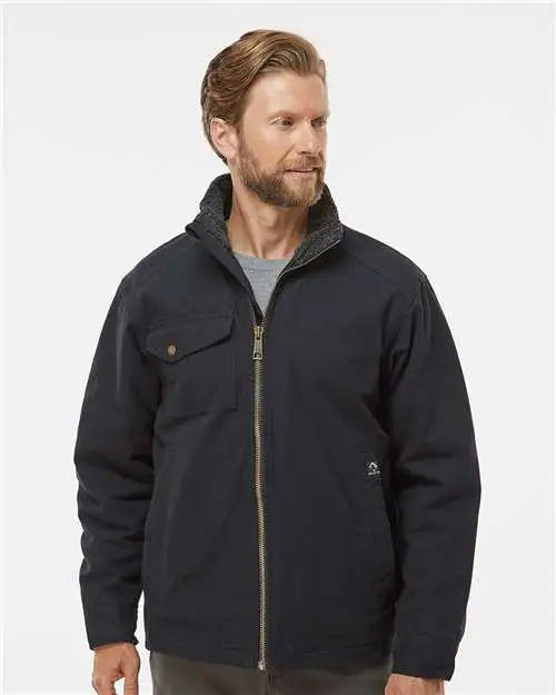 Dri Duck 5037 Endeavor Canyon Cloth™ Canvas Jacket with Sherpa Lining - Black