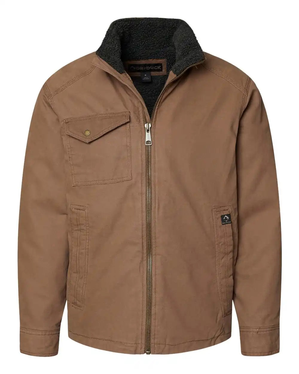 Dri Duck 5037 Endeavor Canyon Cloth™ Canvas Jacket with Sherpa Lining - Field Khaki - s