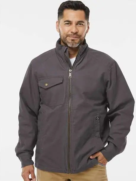 Dri Duck 5037 Endeavor Canyon Cloth™ Canvas Jacket with Sherpa Lining - Charcoal