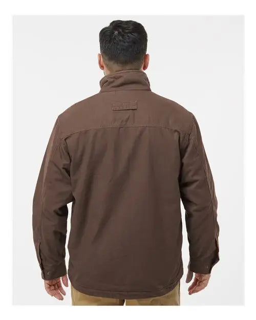 Dri Duck 5037 Endeavor Canyon Cloth™ Canvas Jacket with Sherpa Lining - Tobacco