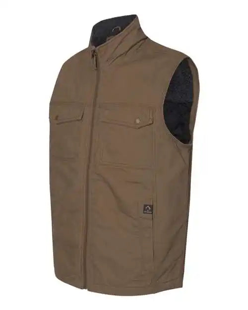 Dri Duck 5068 Trek Canyon Cloth Vest Field Khaki