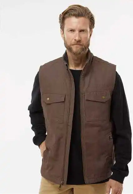 Dri Duck 5068 Trek Canyon Cloth Vest - Tobacco