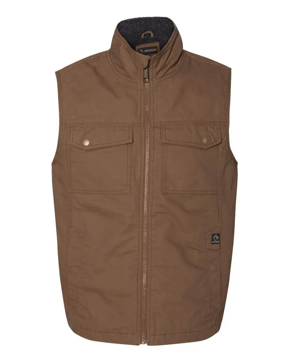 Dri Duck 5068d Trek Canyon Cloth Vest - 5068 - Field Khaki - Adult s