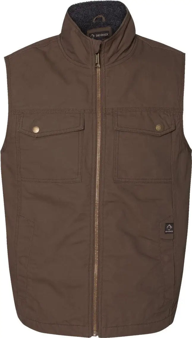 Dri Duck 5068d Trek Canyon Cloth Vest - 5068 - Tobacco