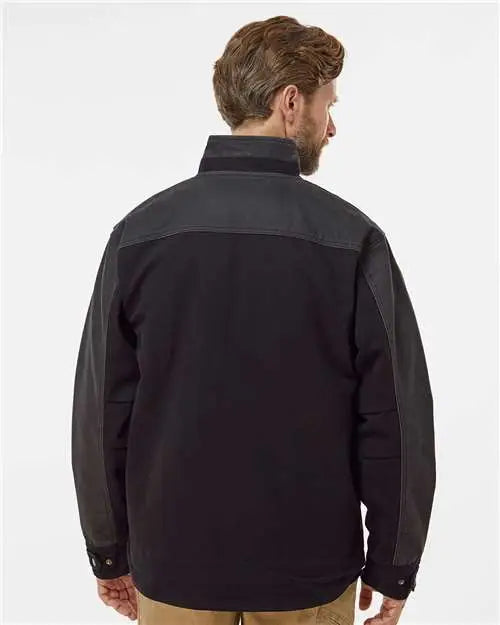Dri Duck 5089 Horizon Boulder Clothâ„¢ Canvas Jacket - Black Charcoal