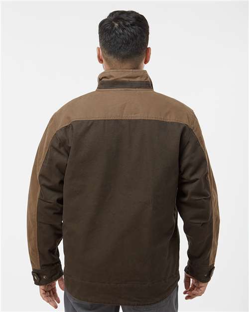 Dri Duck 5089t Horizon Two-tone Boulder Cloth™ Canvas Jacket Tall Size - Tobacco Field Khaki
