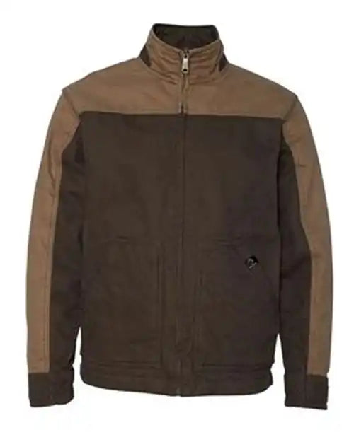 Dri Duck 5089t Horizon Two-tone Boulder Cloth Canvas Jacket Tall Size - Tobacco Field Khaki