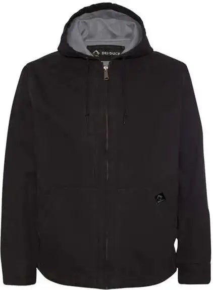 Dri Duck 5090 Laredo Boulder Cloth Canvas Jacket with Thermal Lining Black